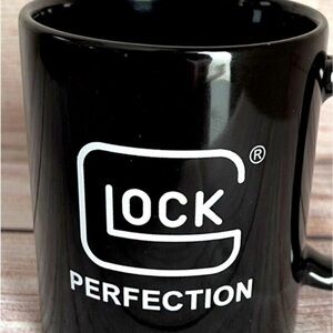 Glock "Perfection" Coffee Mug Black with White Glock Logo!!